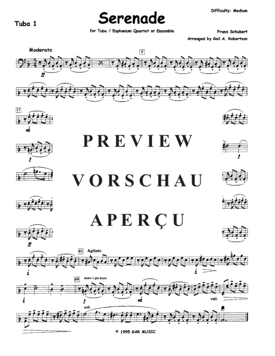 Product gallery: Page 11 of 12 Serenade , , (Tuba Quartett EETT)
