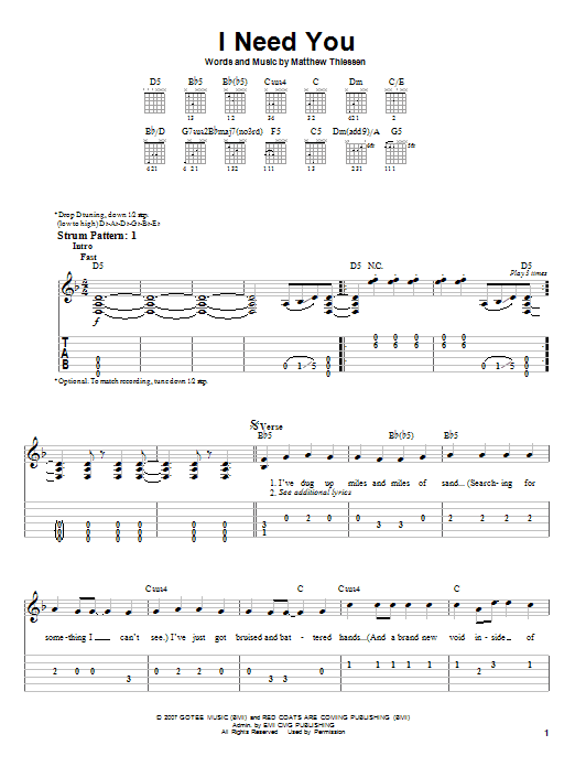 Product gallery: Page 1 of 1 I Need You, Relient K