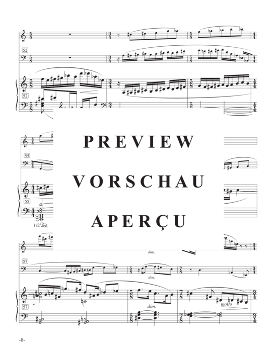 Product gallery: Page 11 of 21 Fugue and Postlude , , (flute, bassoon and piano)