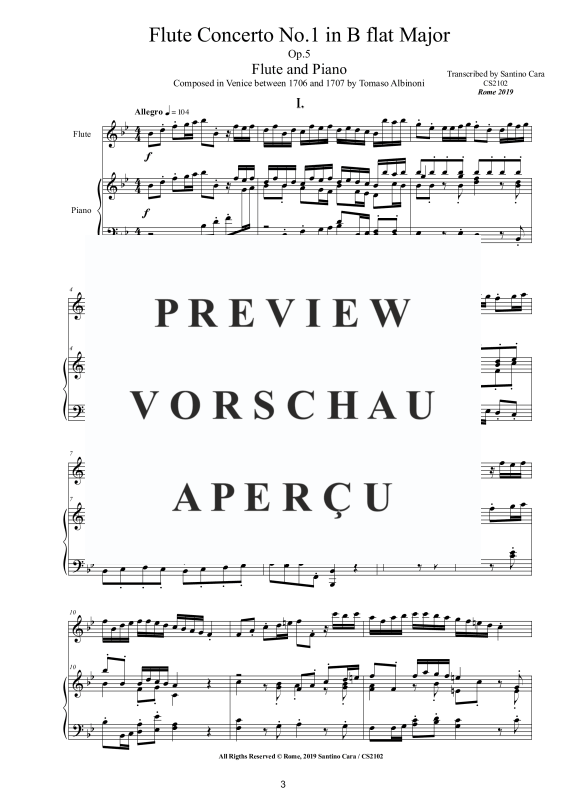Product gallery: Page 4 of 11 12 Flute Concertos Op.5, , Flute and Piano/Harpsichord