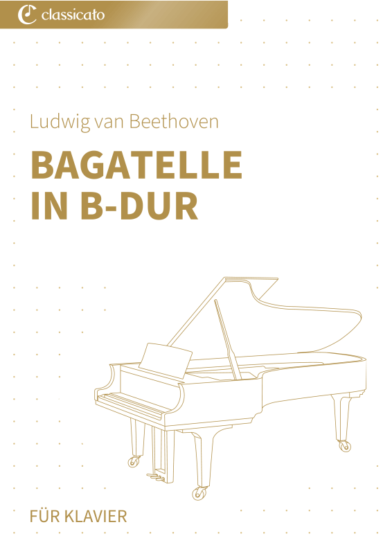 Produktbild zu: Bagatelle in B-Dur - op. 119 Nr. 11Ludwig van Beethoven