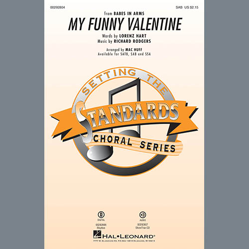cover: My Funny Valentine (arr. Mac Huff), Rodgers & Hart, Chor