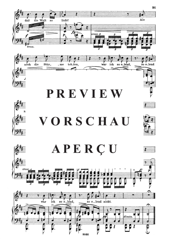 Product gallery: Page 3 of 3 Einsamkeit D.911-12 (Winterreise), , Medium Voice and Piano