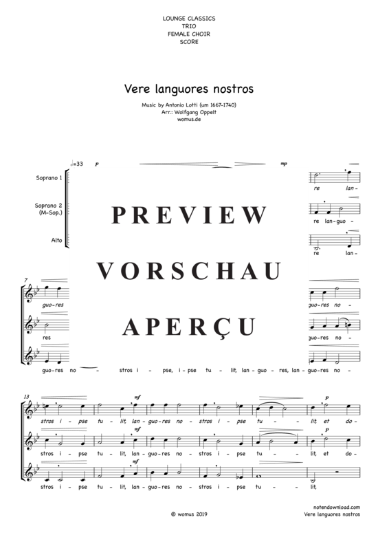 Product gallery: Page 2 of 6 Vere languores nostros , , (female choir SSA)