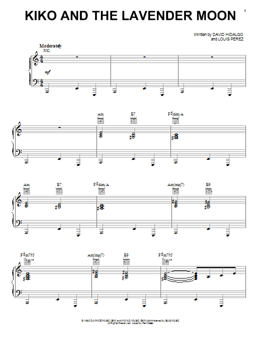 Produktgalerie: Seite 1 von 1 Kiko And The Lavender Moon, Los Lobos, Gesang, Gitarre, Klavier