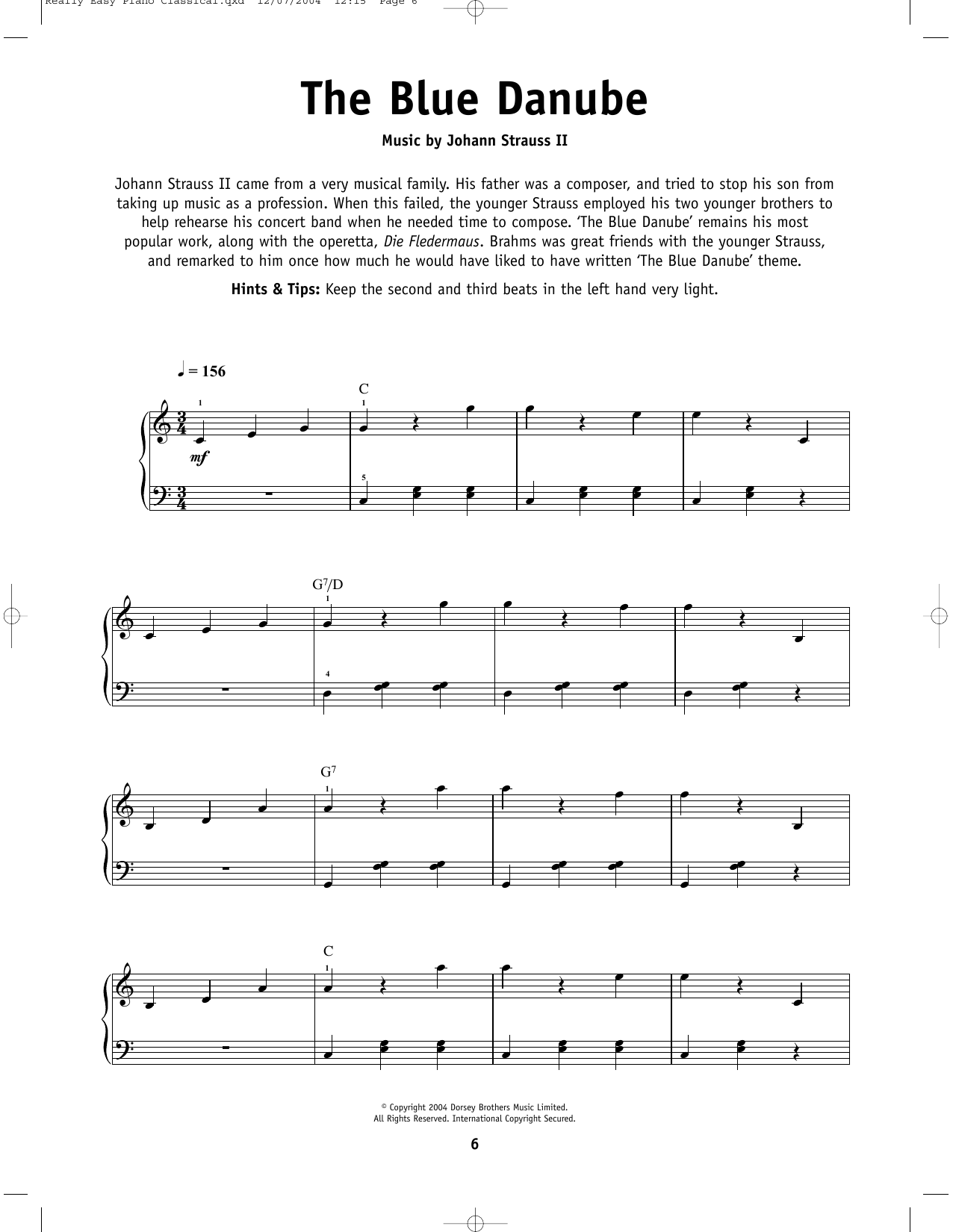 Product picture to: The Beautiful Blue Danube, Op. 314