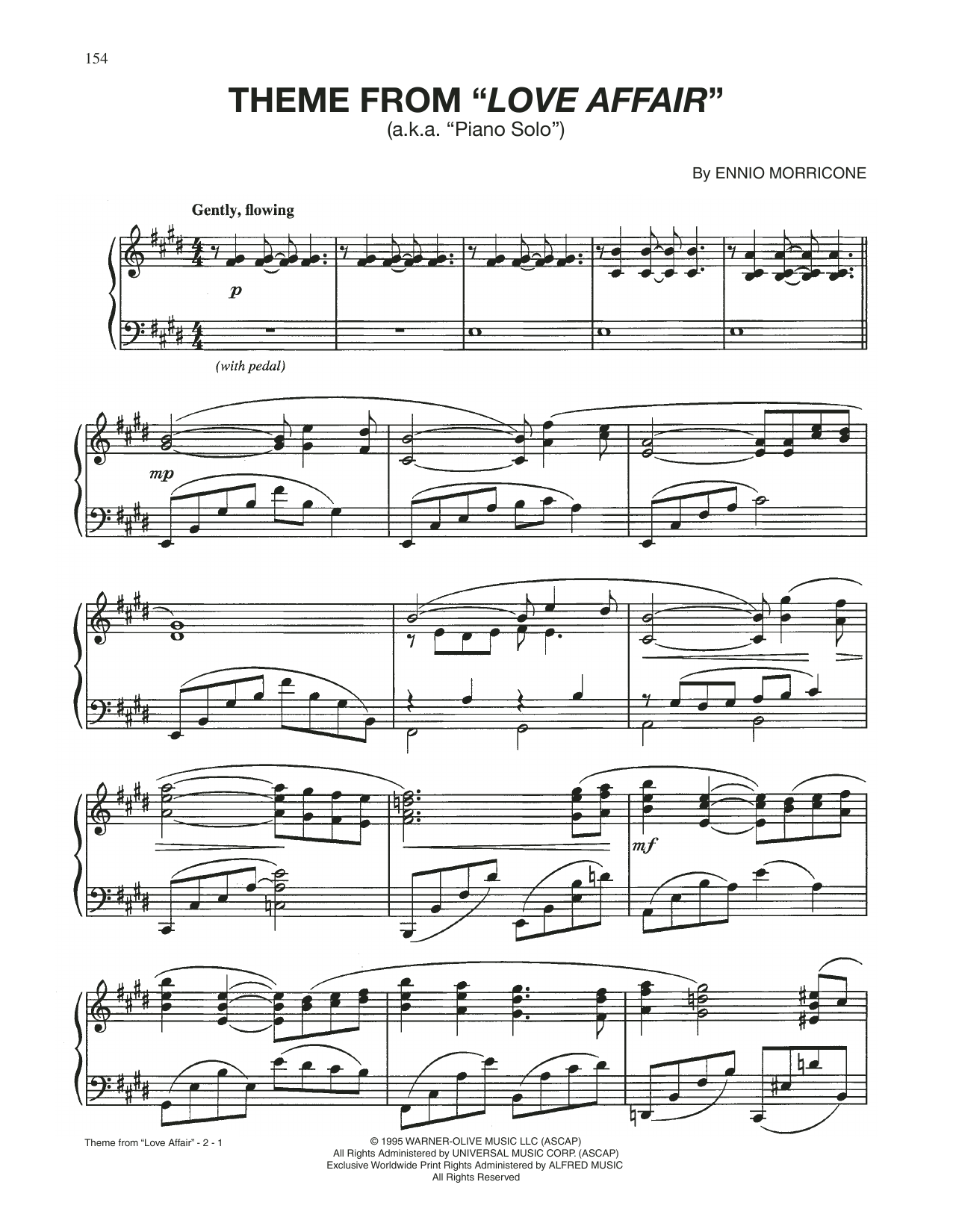 Produktbild zu: Love Affair (Title Theme)