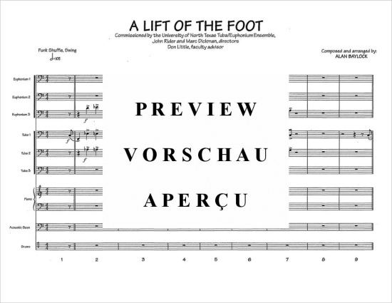 gallery: A Lift of the Foot , , (Tuba Ensemble EEETTT + Band)