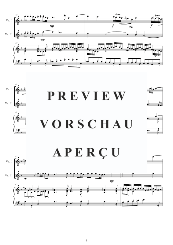Produktgalerie: Seite 5 von 11 Trio Sonata No.2 in F-Dur Op.1, , 2 Viokinen und Cembalo