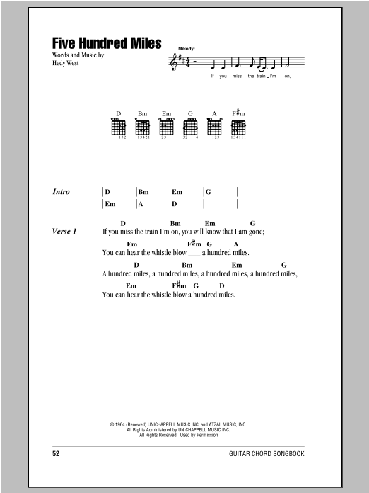 Produktgalerie: Seite 1 von 1 Five Hundred Miles, Peter, Paul & Mary, Gitarre