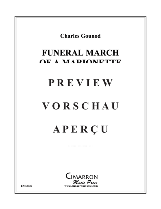 Produktgalerie: Seite 2 von 11 Funeral March of a Mariontte , , (Blechbläserquintett)
