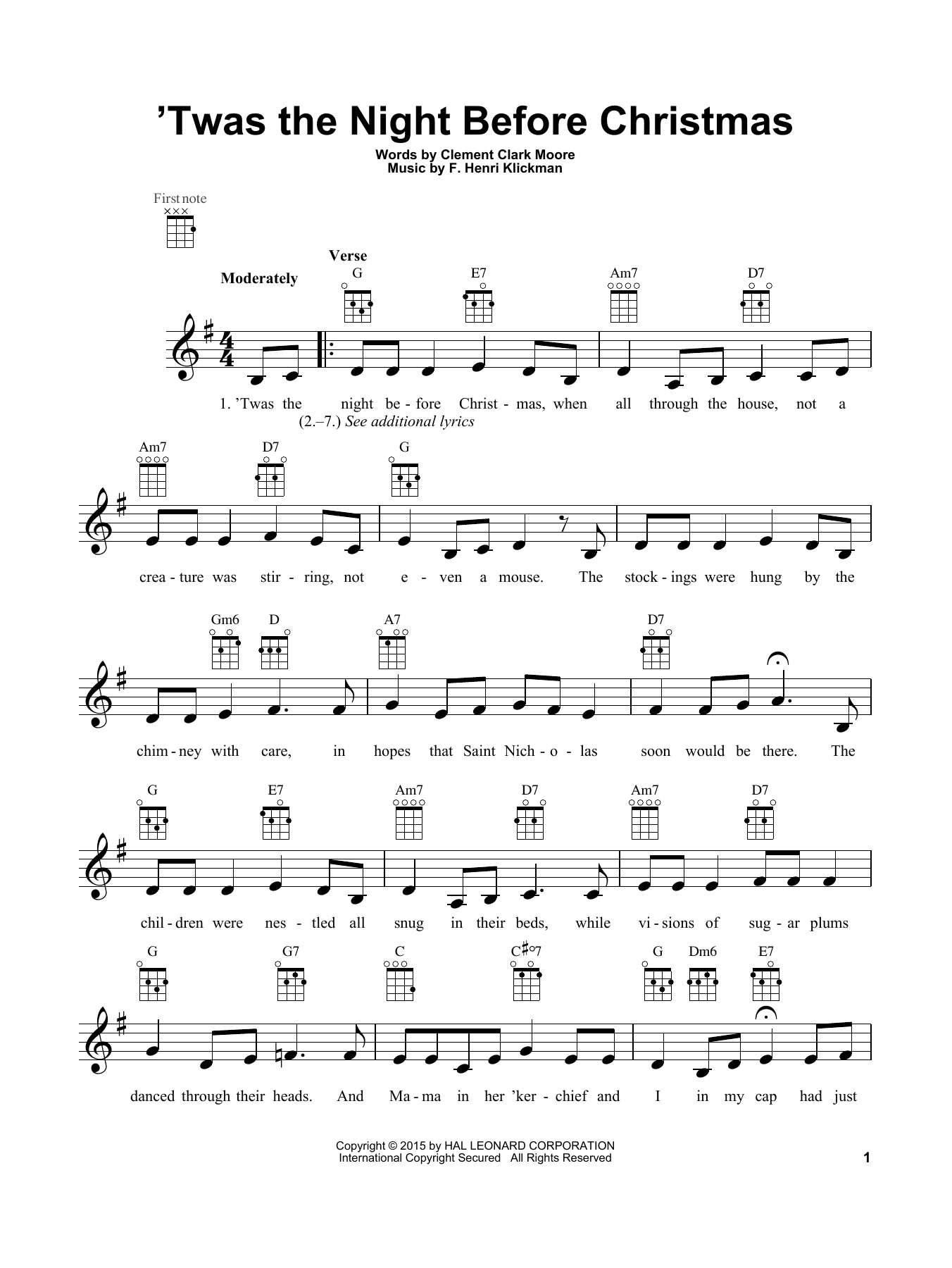 Product gallery: Page 1 of 1 'Twas The Night Before Christmas, Clement Clark Moore