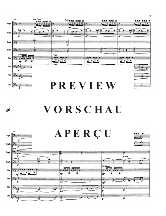 Produktgalerie: Seite 17 von 21 Danse Bacchanale , , (Tuba Ensemble EEEETTTT + Percussion)