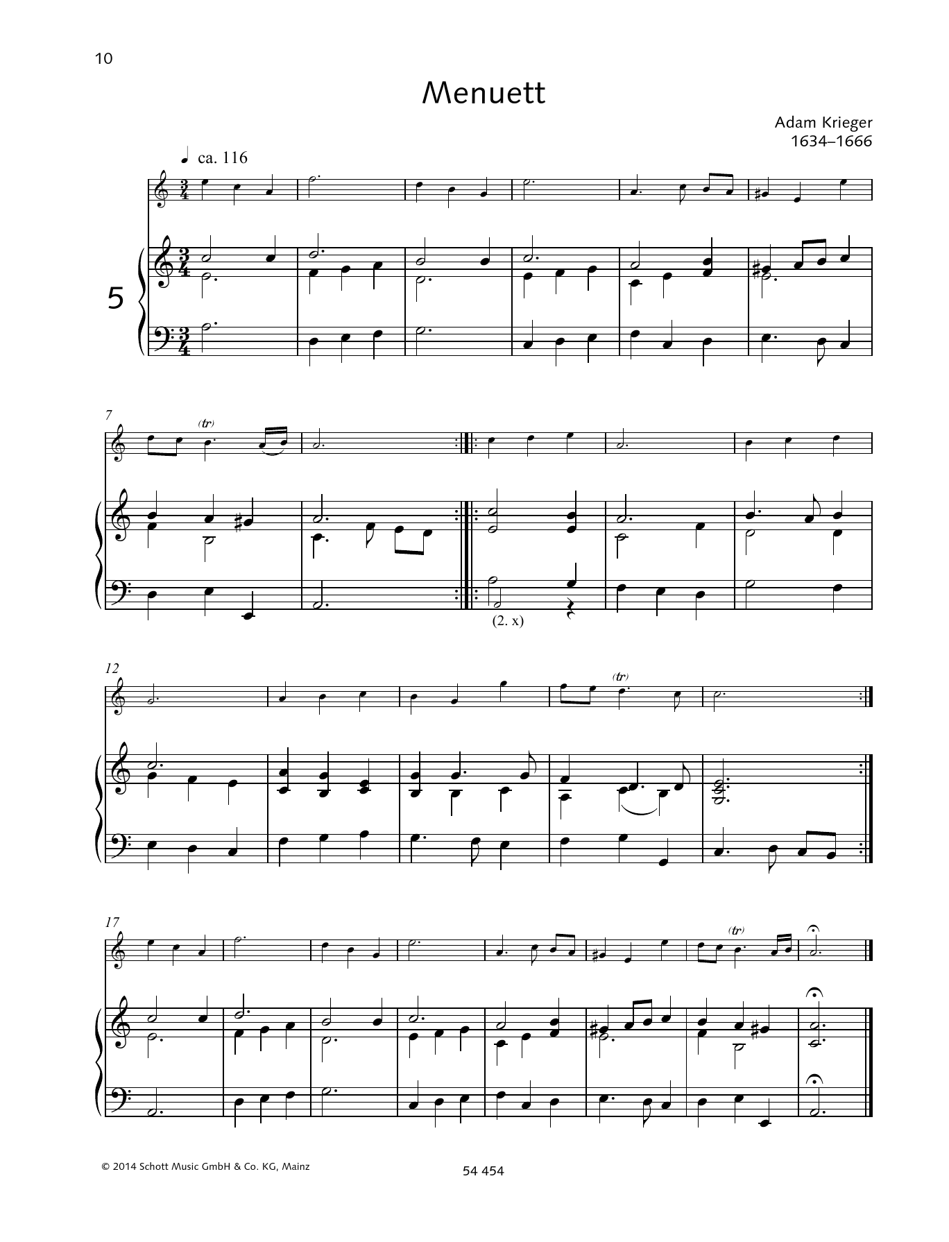 Produktbild zu: Minuet