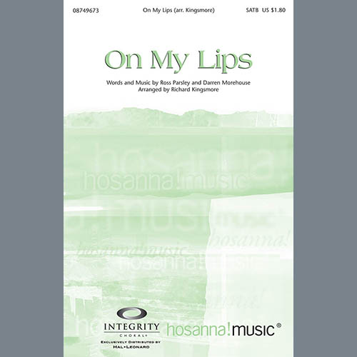 cover: On My Lips, Richard Kingsmore