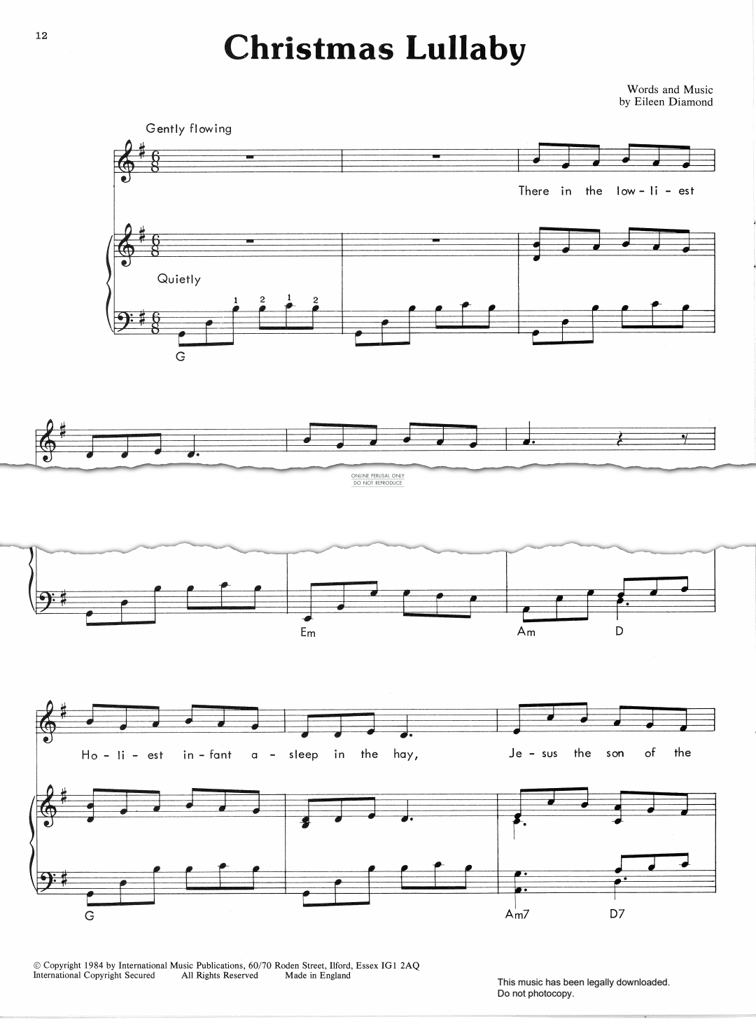 Produktbild zu: Christmas Lullaby