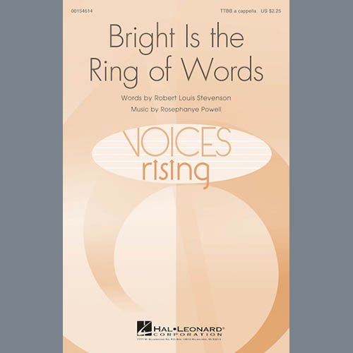 Produktbild zu: Bright Is The Ring Of Words