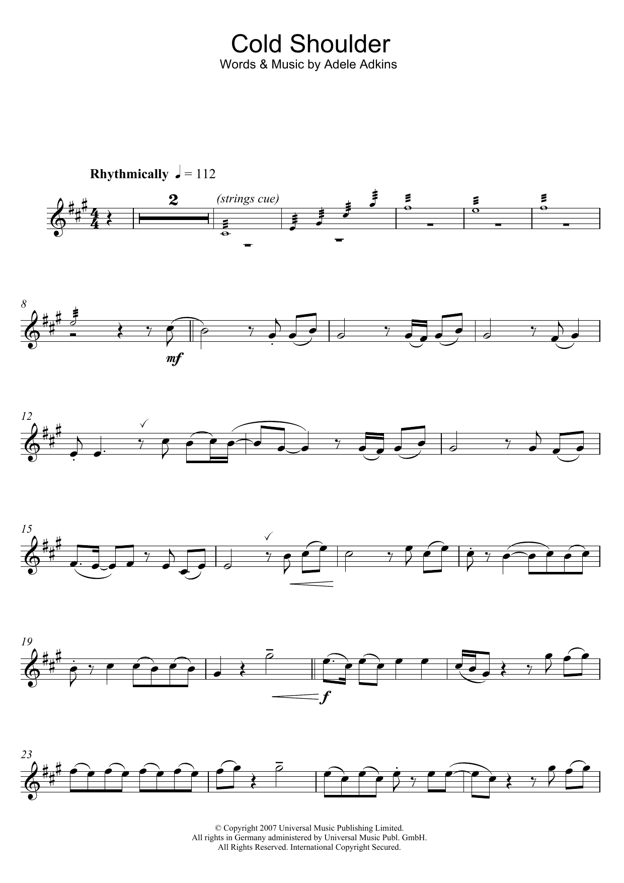 Product gallery: Page 1 of 1 Cold Shoulder, Adele