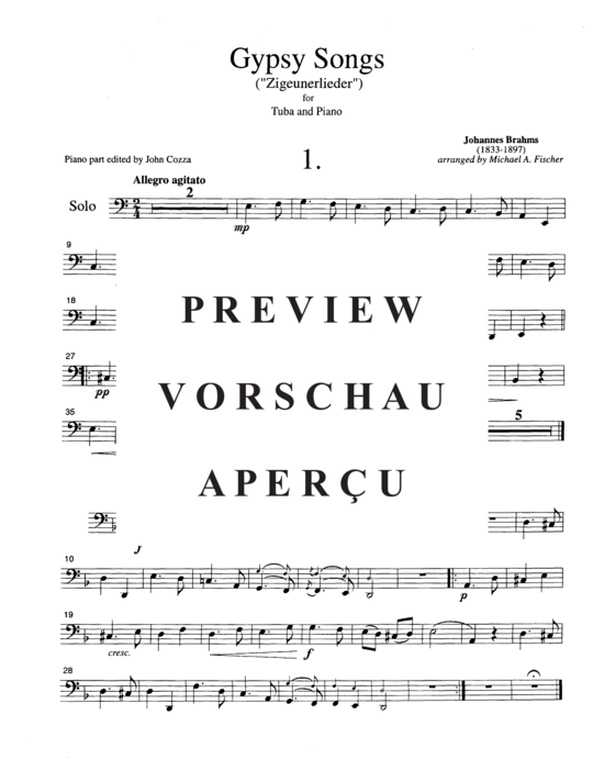 Product gallery: Page 18 of 20 Gypsy Songs , , (tuba + piano)