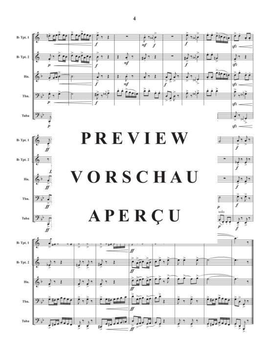 Produktgalerie: Seite 6 von 21 Three Folk Dances , , (Blechbläserquintett)