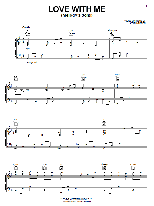 Product picture to: Love With Me (Melody's Song)
