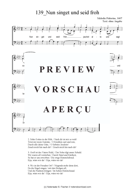 Nun singet und seid froh 