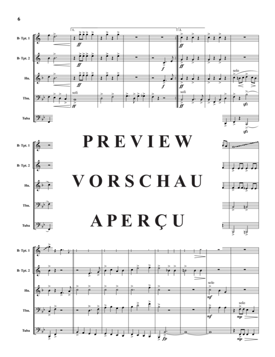 Produktgalerie: Seite 7 von 18 Americana Medley II , , (Blechbläserquintett)