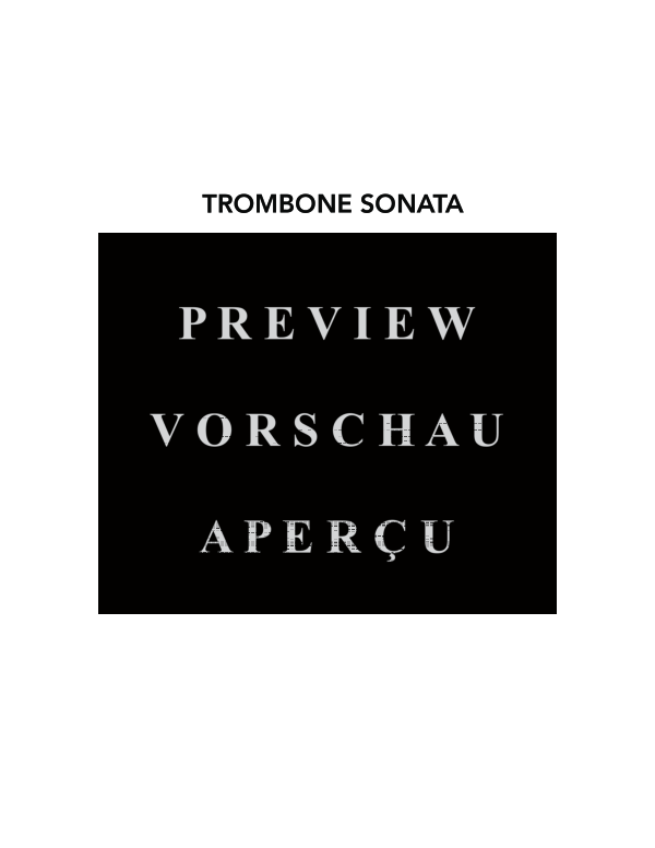 Product gallery: Page 3 of 11 Trombone Sonata (Antarä), , (trombone and piano)