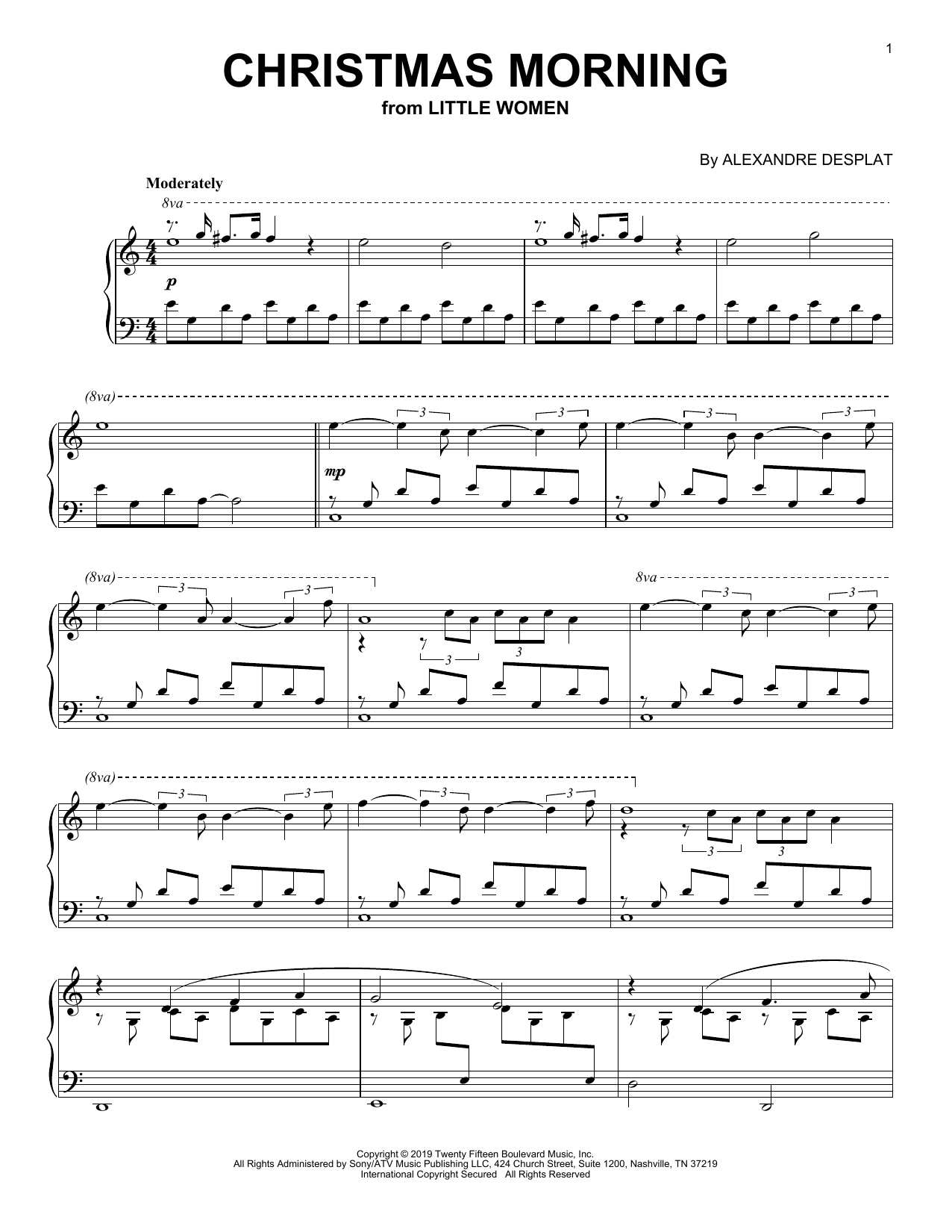 Produktbild zu: Christmas Morning (from the Motion Picture Little Women)
