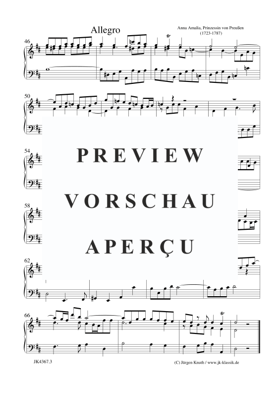 Produktgalerie: Seite 4 von 4 Allegro, , Cembalo/Klavier Solo