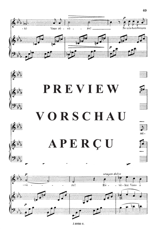 Product gallery: Page 4 of 5 En prière, , Medium Voice and Piano