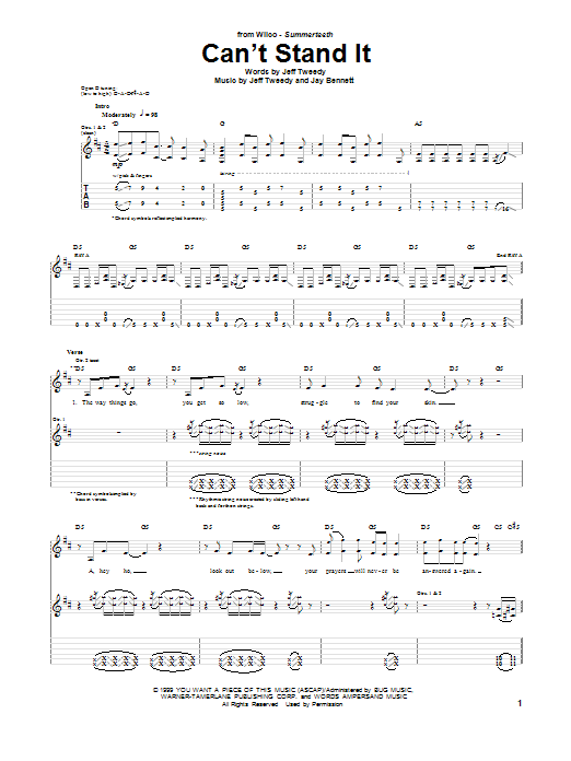 Produktgalerie: Seite 1 von 1 Can't Stand It, Wilco, Gitarre