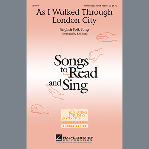 cover: As I Walked Through London City, Ken Berg, Chor