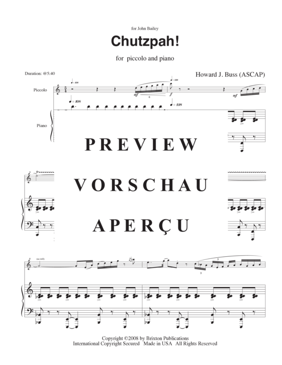 gallery: Chutzpah! , , (Pikkoloflöte und Klavier)
