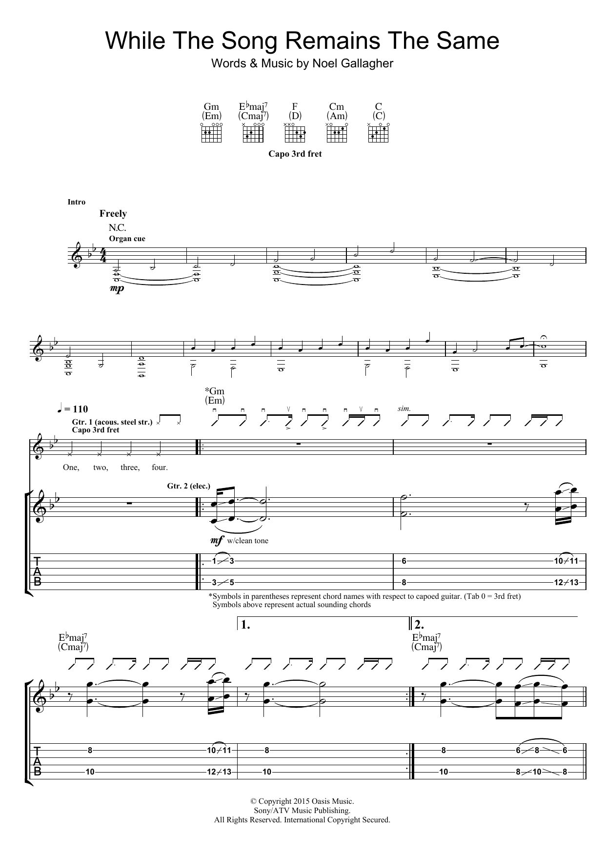 Produktbild zu: While The Song Remains The Same
