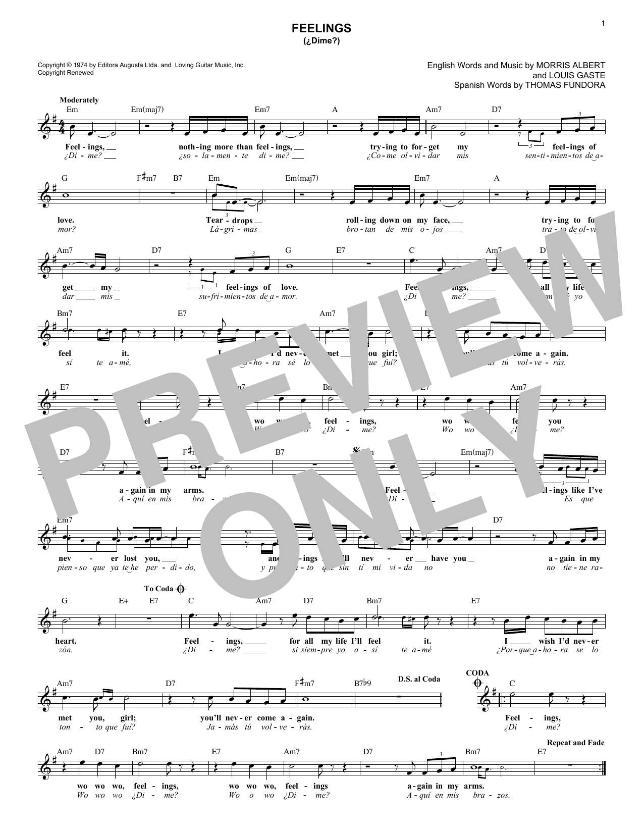 Produktgalerie: Seite 1 von 1 Feelings (Dime), Julio Iglesias, Melodieinstrument