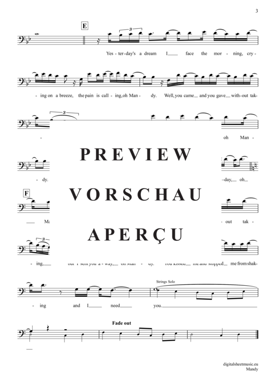 Product gallery: Page 4 of 4 Mandy , Manilow, Barry, (Posaune / Bariton)