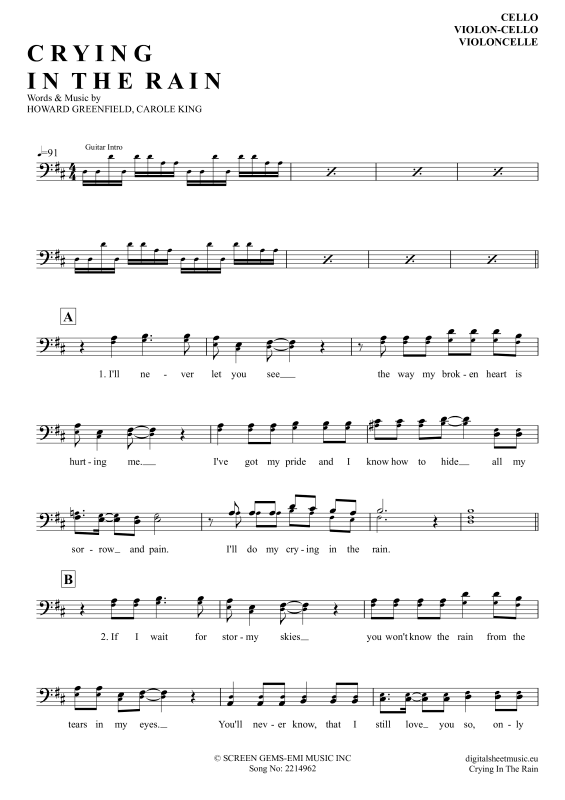 Produktbild zu: Crying In The RainA-Ha