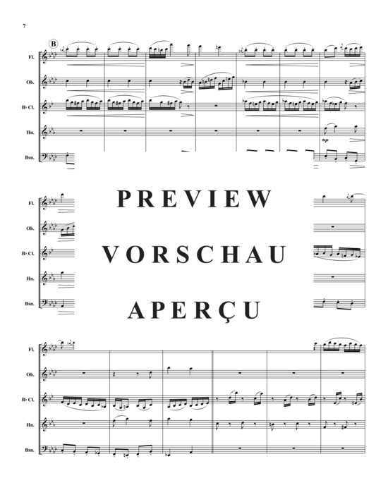Produktgalerie: Seite 8 von 21 Drei ungarische Tänze , , (Holzbläser-Quintett)