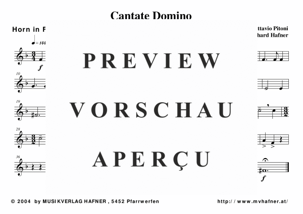 Produktgalerie: Seite 10 von 11 Cantate Domino, , (Blechbläser Quintett)