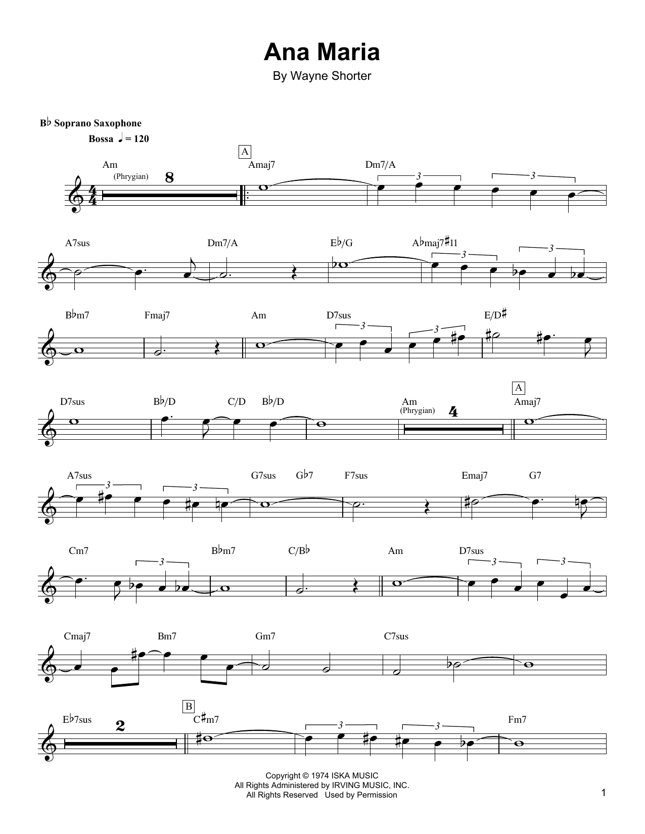 Product gallery: Page 1 of 1 Ana Maria, Wayne Shorter