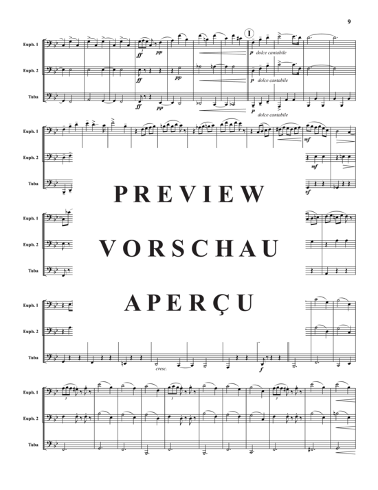 Produktgalerie: Seite 11 von 21 Drei Tänze , , (2x Euphonium + Tuba)