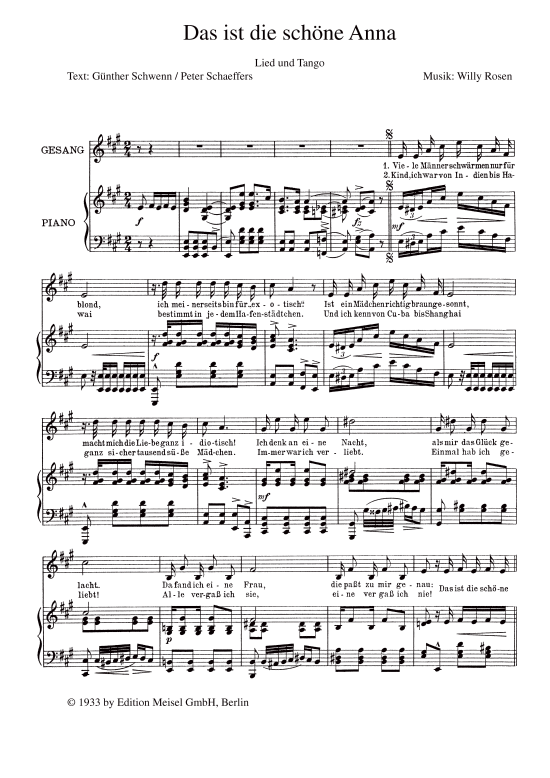 Produktbild zu: Das ist die schöne AnnaTango