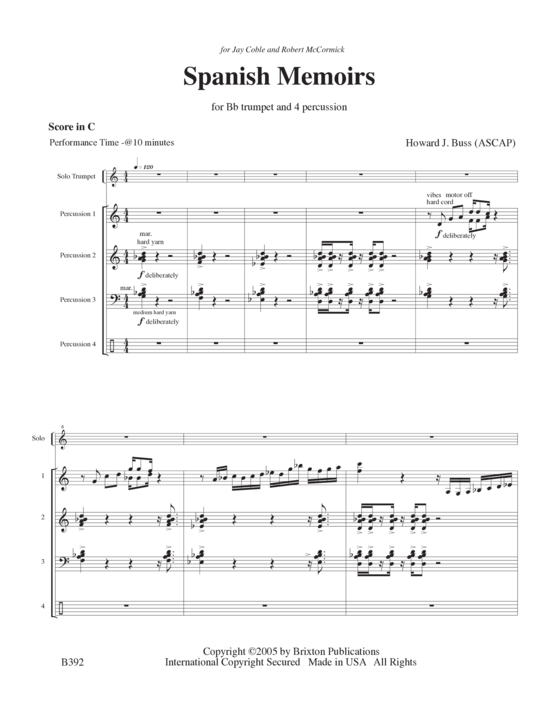 Product gallery: Page 1 of 21 Hurricane , , (trumpet solo and piano)
