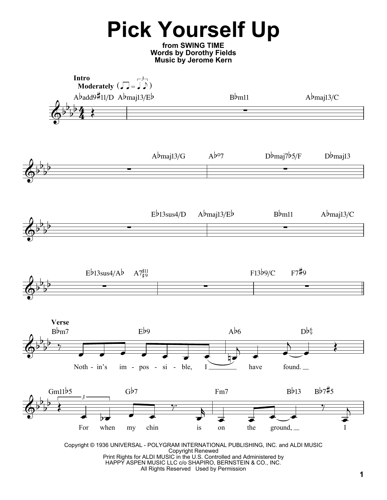 Produktbild zu: Pick Yourself Up