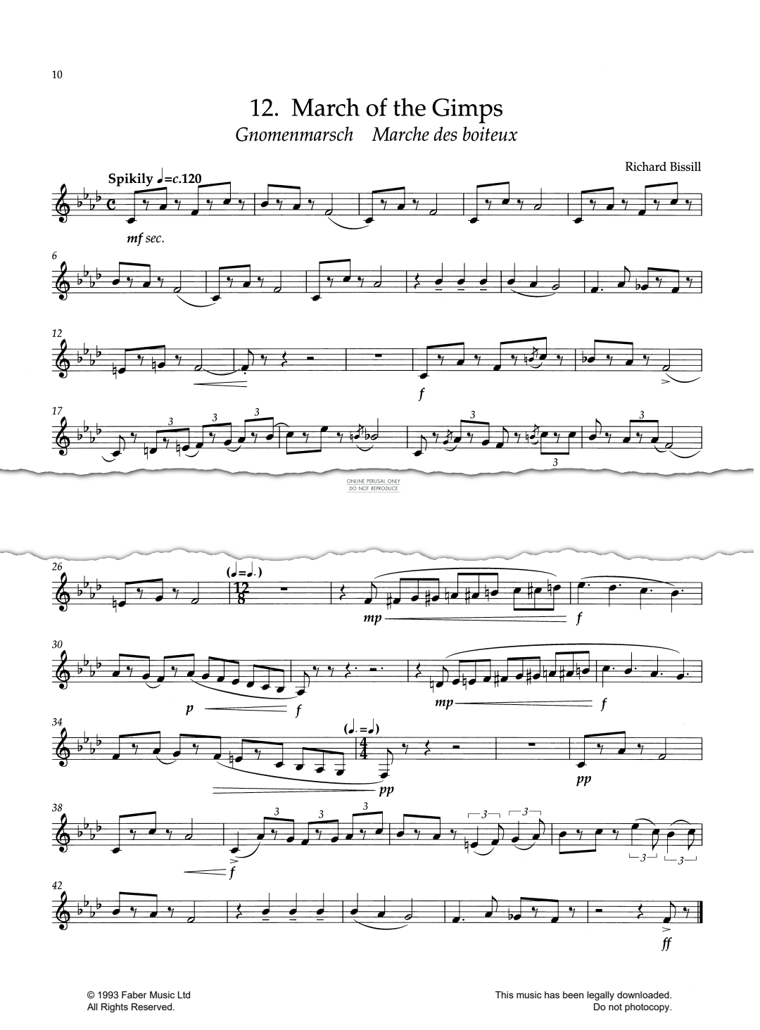 Produktgalerie: Seite 1 von 1 March Of The Gimps, Richard Bissill, Horn, Klavier