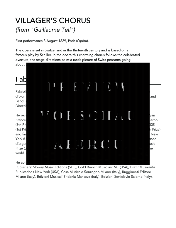 Product gallery: Page 4 of 11 Villager´s Chorus, , (trombone and piano)