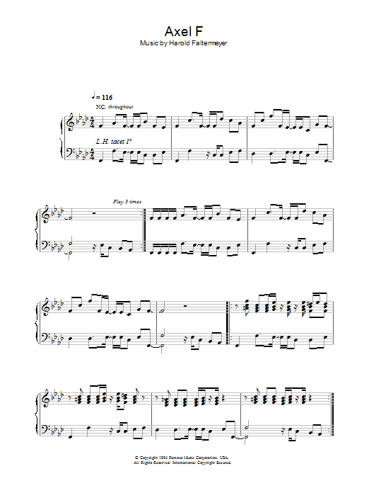 Produktbild zu: Axel F (from Beverley Hills Cop) (the Crazy Frog)