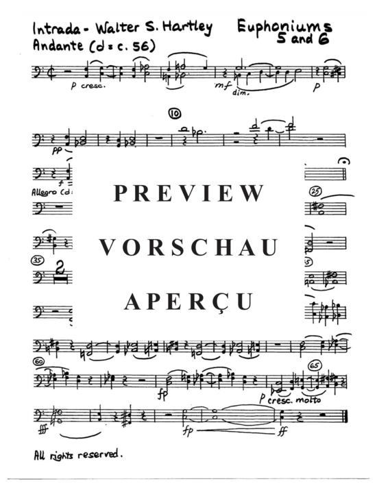 Produktgalerie: Seite 19 von 21 Intrada and Gigue , , (Euphonium Ensemble 8 Euphoniums)