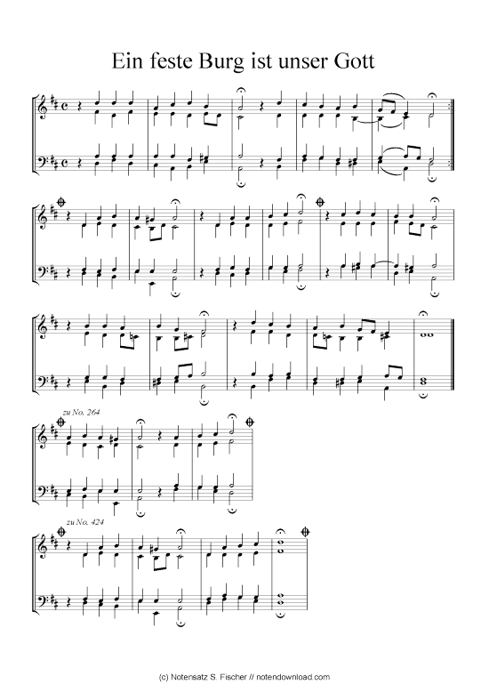 Product picture to: Ein feste Burg ist unser Gott Johann Ch. G. Stade (Hrsgb.), 1830